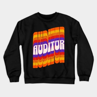 Auditor - Retro Font Crewneck Sweatshirt